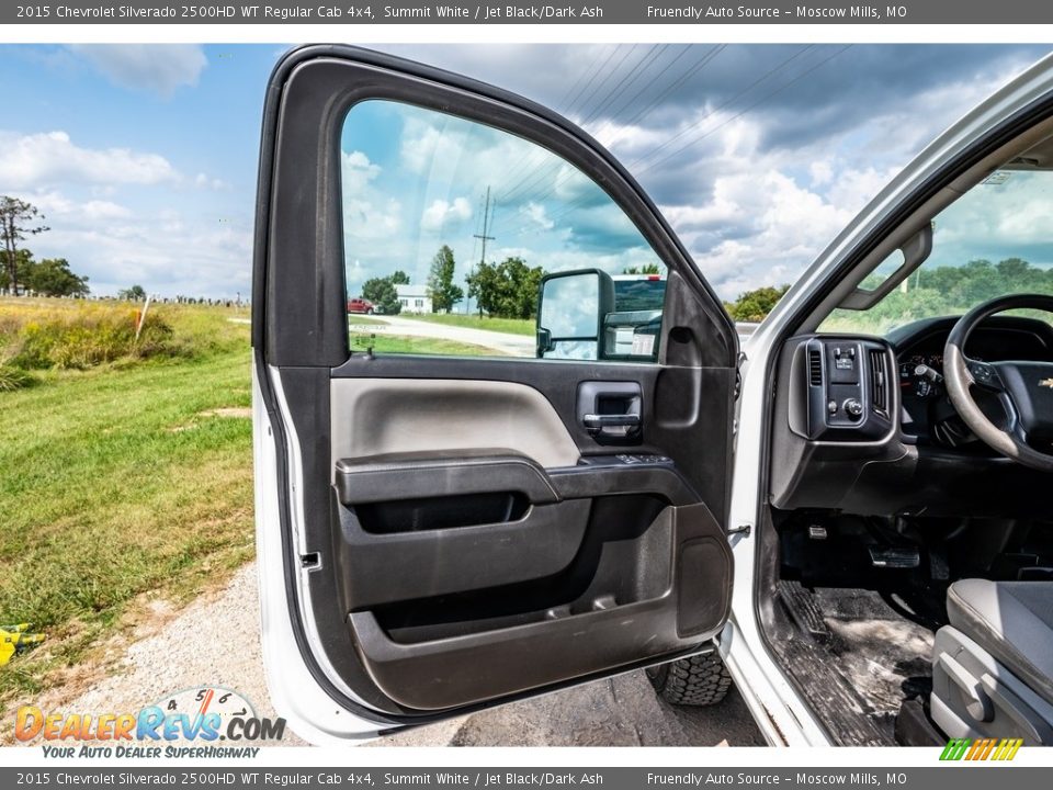 2015 Chevrolet Silverado 2500HD WT Regular Cab 4x4 Summit White / Jet Black/Dark Ash Photo #21