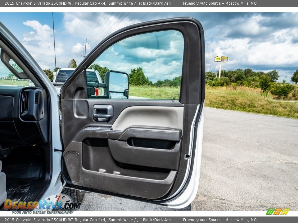 2015 Chevrolet Silverado 2500HD WT Regular Cab 4x4 Summit White / Jet Black/Dark Ash Photo #23