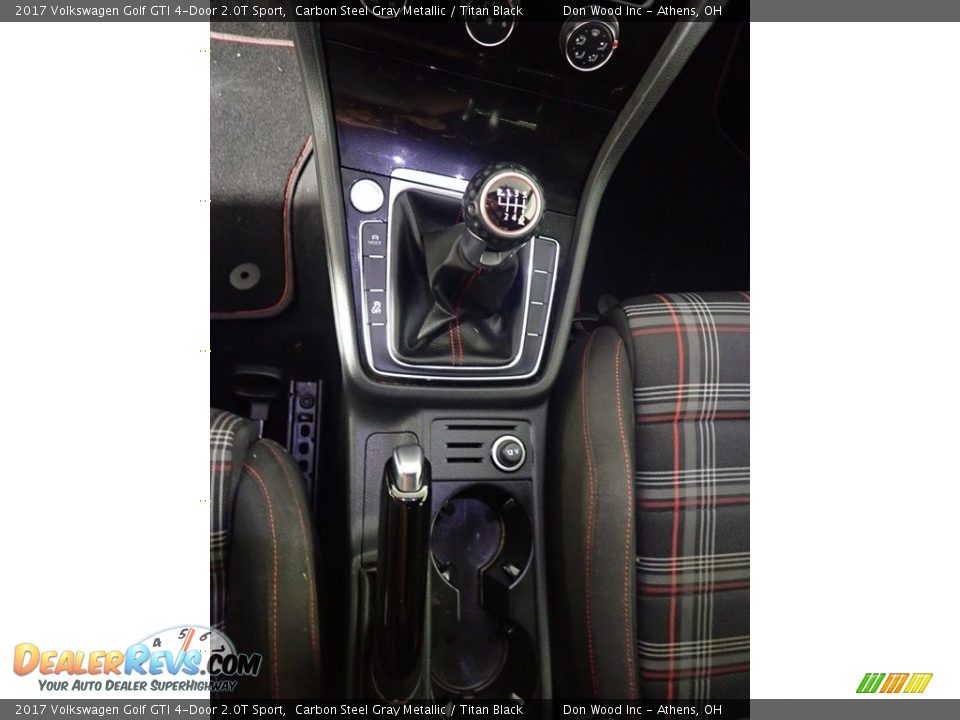 2017 Volkswagen Golf GTI 4-Door 2.0T Sport Carbon Steel Gray Metallic / Titan Black Photo #33