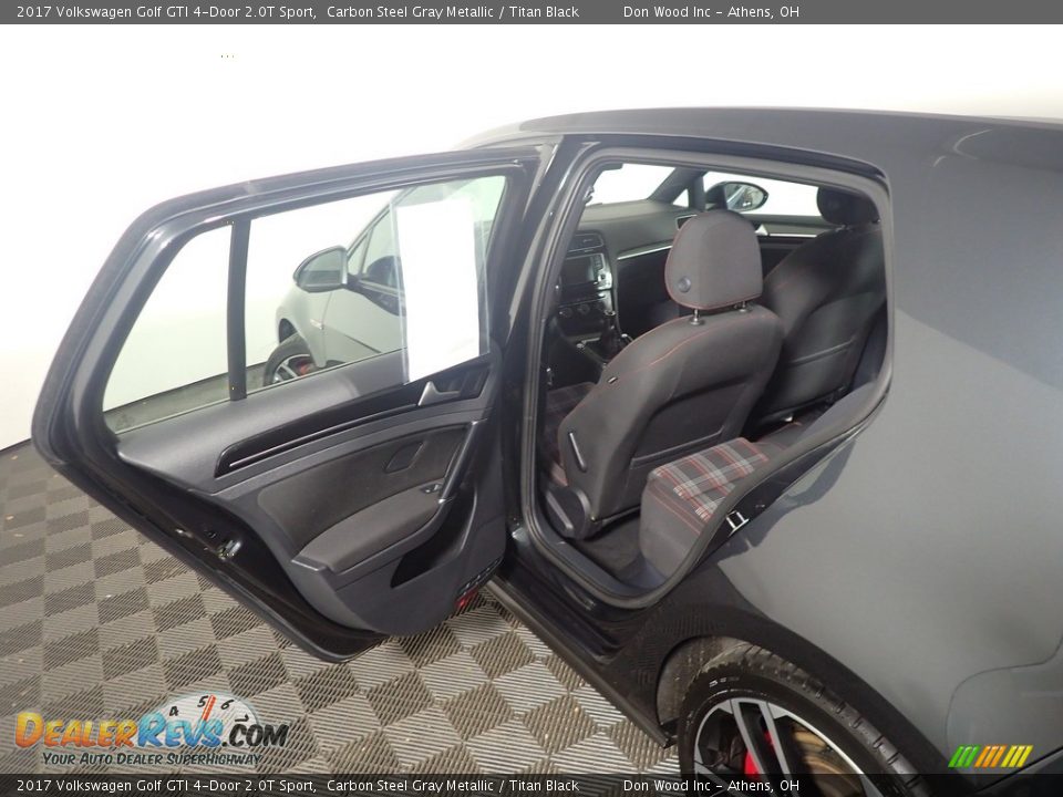 2017 Volkswagen Golf GTI 4-Door 2.0T Sport Carbon Steel Gray Metallic / Titan Black Photo #34