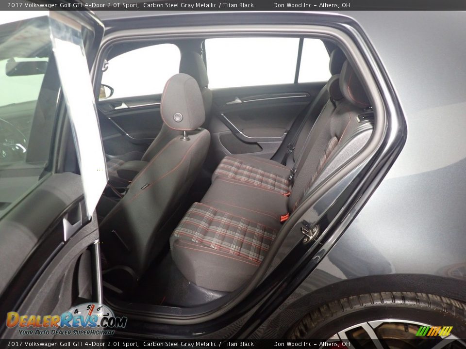 2017 Volkswagen Golf GTI 4-Door 2.0T Sport Carbon Steel Gray Metallic / Titan Black Photo #35
