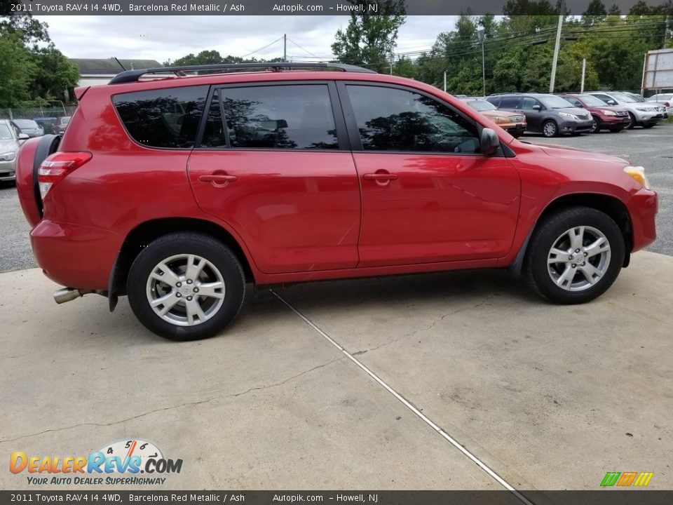 2011 Toyota RAV4 I4 4WD Barcelona Red Metallic / Ash Photo #2