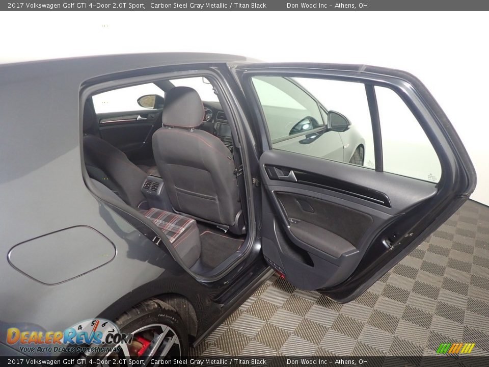 2017 Volkswagen Golf GTI 4-Door 2.0T Sport Carbon Steel Gray Metallic / Titan Black Photo #36