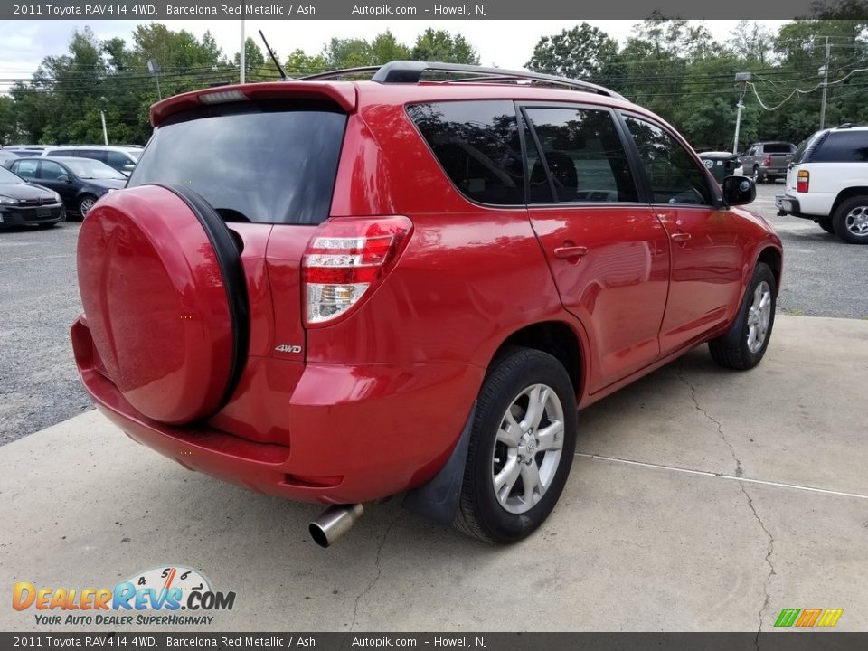 2011 Toyota RAV4 I4 4WD Barcelona Red Metallic / Ash Photo #3