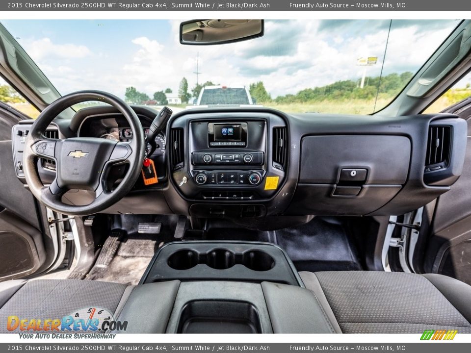 2015 Chevrolet Silverado 2500HD WT Regular Cab 4x4 Summit White / Jet Black/Dark Ash Photo #27