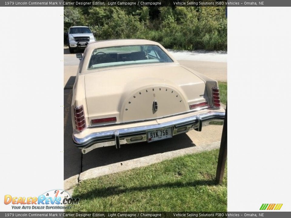 1979 Lincoln Continental Mark V Cartier Designer Edition Light Campagne / Champagne Photo #9