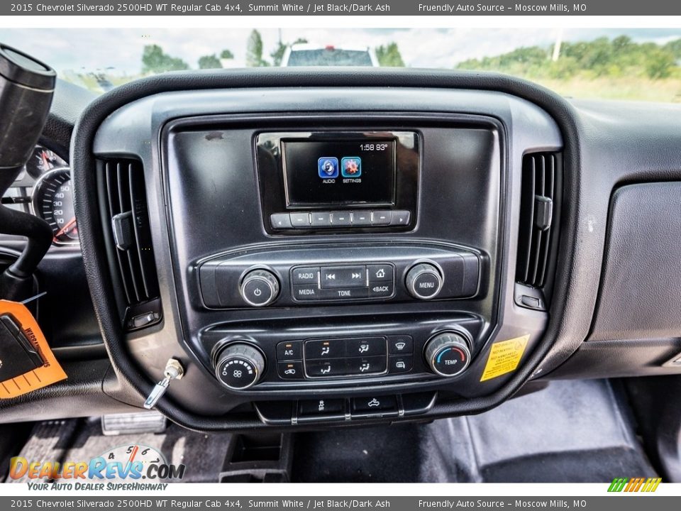 2015 Chevrolet Silverado 2500HD WT Regular Cab 4x4 Summit White / Jet Black/Dark Ash Photo #28