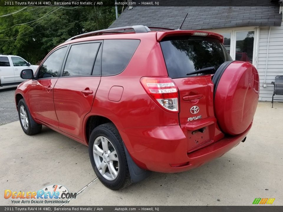 2011 Toyota RAV4 I4 4WD Barcelona Red Metallic / Ash Photo #5