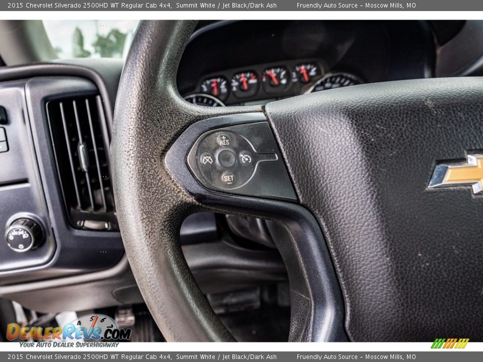 2015 Chevrolet Silverado 2500HD WT Regular Cab 4x4 Summit White / Jet Black/Dark Ash Photo #30