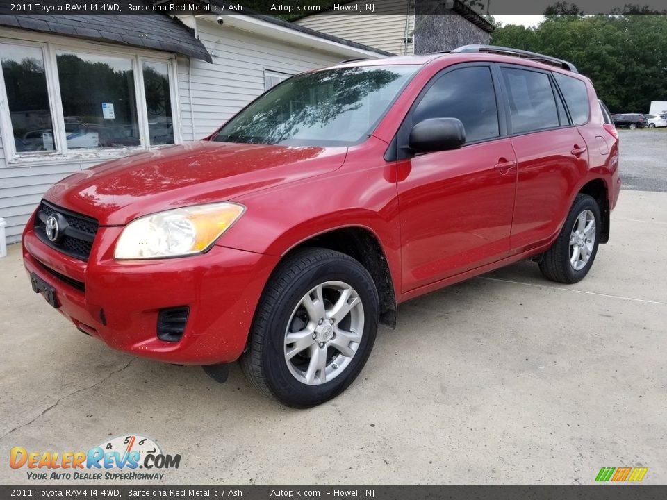 2011 Toyota RAV4 I4 4WD Barcelona Red Metallic / Ash Photo #7