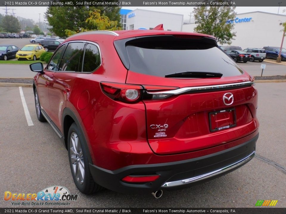 2021 Mazda CX-9 Grand Touring AWD Soul Red Crystal Metallic / Black Photo #5