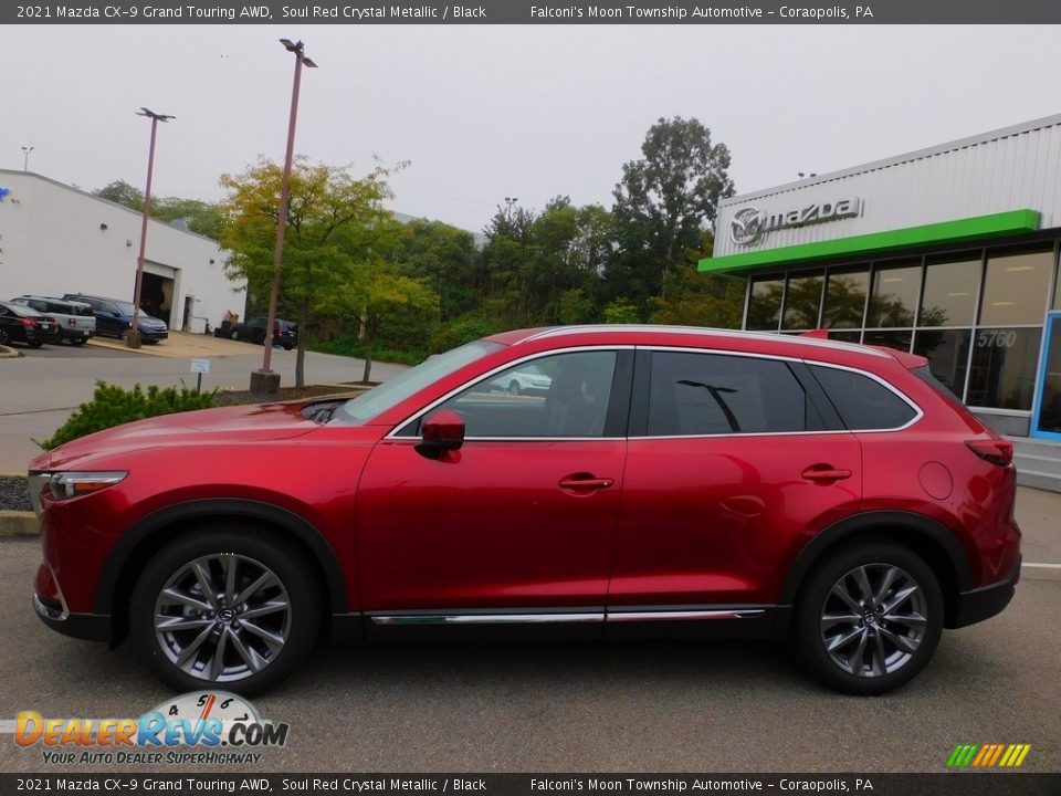 2021 Mazda CX-9 Grand Touring AWD Soul Red Crystal Metallic / Black Photo #6