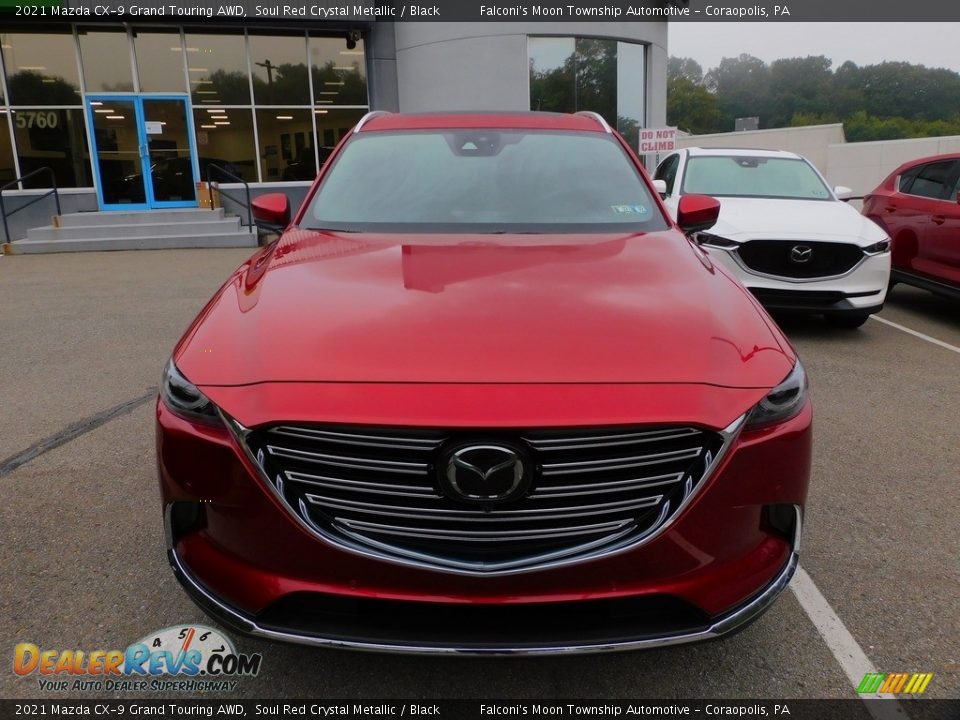 2021 Mazda CX-9 Grand Touring AWD Soul Red Crystal Metallic / Black Photo #8