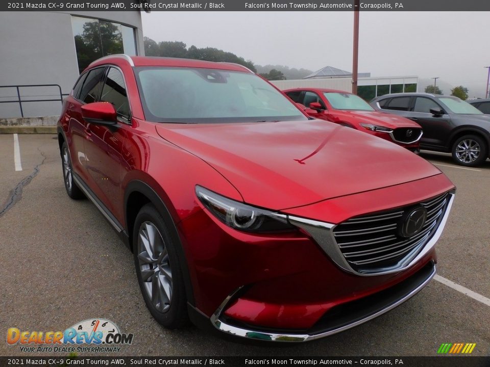 2021 Mazda CX-9 Grand Touring AWD Soul Red Crystal Metallic / Black Photo #9