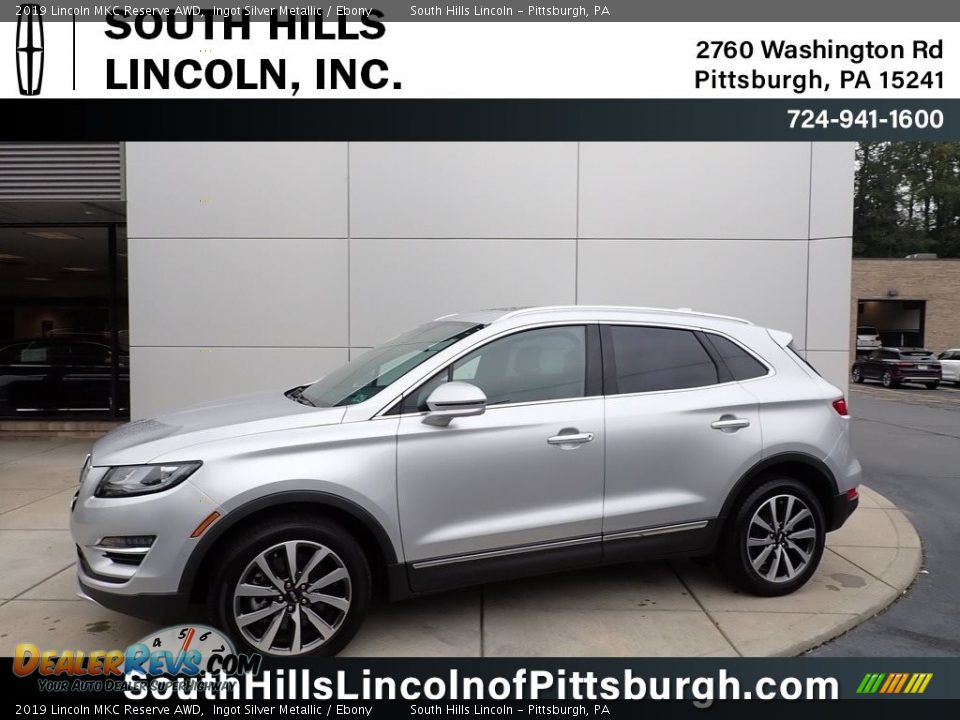 2019 Lincoln MKC Reserve AWD Ingot Silver Metallic / Ebony Photo #1