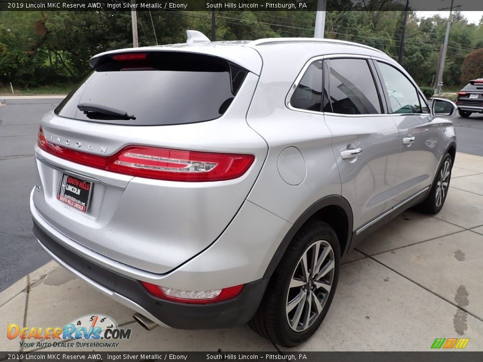 2019 Lincoln MKC Reserve AWD Ingot Silver Metallic / Ebony Photo #6