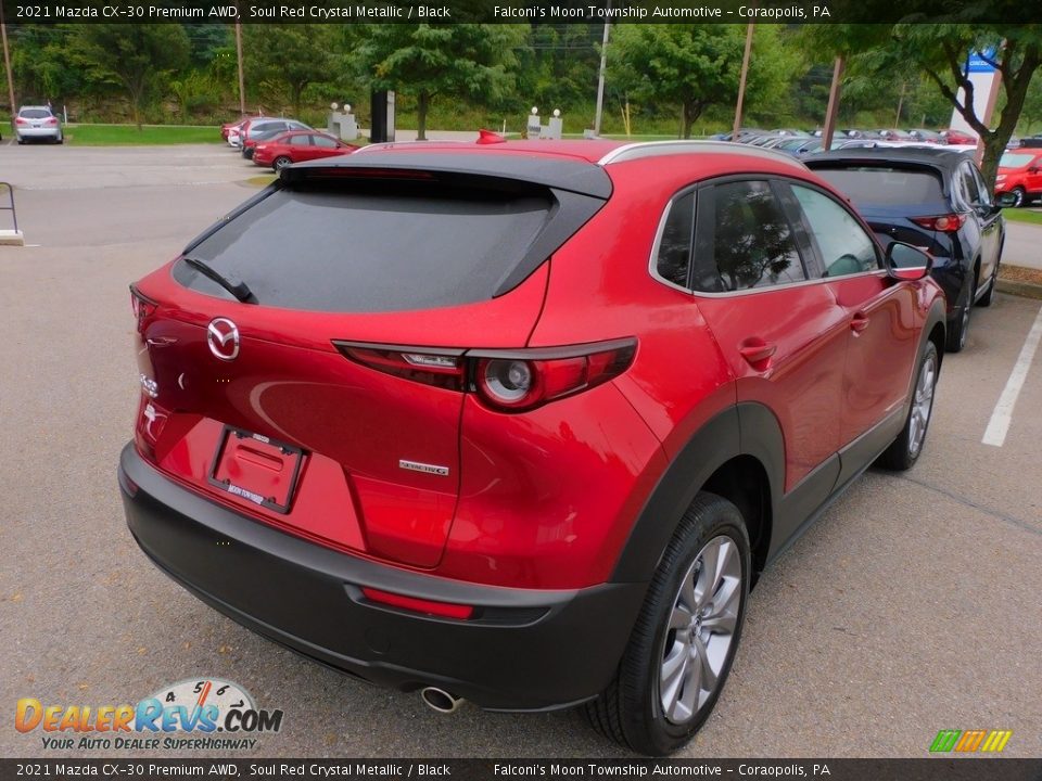 2021 Mazda CX-30 Premium AWD Soul Red Crystal Metallic / Black Photo #2