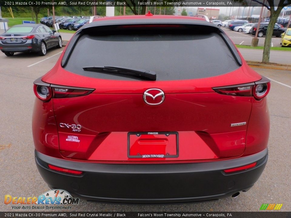 2021 Mazda CX-30 Premium AWD Soul Red Crystal Metallic / Black Photo #3