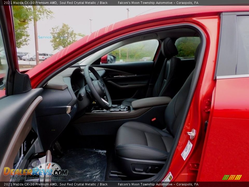 2021 Mazda CX-30 Premium AWD Soul Red Crystal Metallic / Black Photo #11