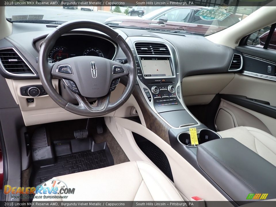 2018 Lincoln MKX Reserve AWD Burgundy Velvet Metallic / Cappuccino Photo #17