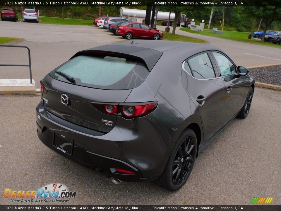 2021 Mazda Mazda3 2.5 Turbo Hatchback AWD Machine Gray Metallic / Black Photo #2