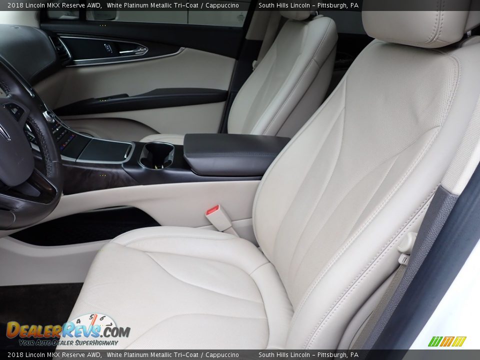 2018 Lincoln MKX Reserve AWD White Platinum Metallic Tri-Coat / Cappuccino Photo #15