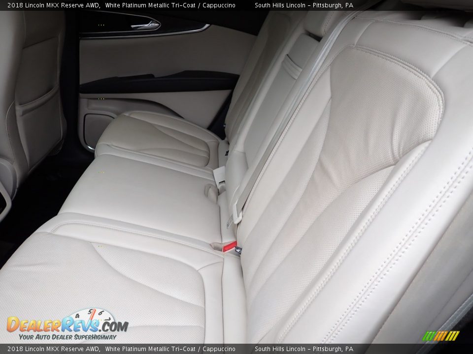 2018 Lincoln MKX Reserve AWD White Platinum Metallic Tri-Coat / Cappuccino Photo #16