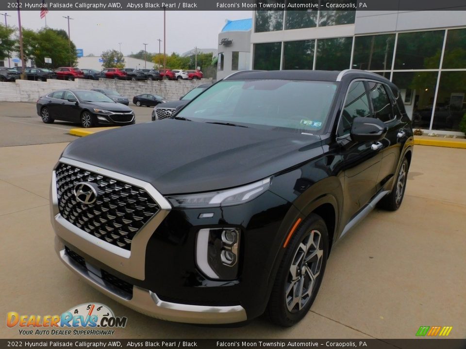 2022 Hyundai Palisade Calligraphy AWD Abyss Black Pearl / Black Photo #7