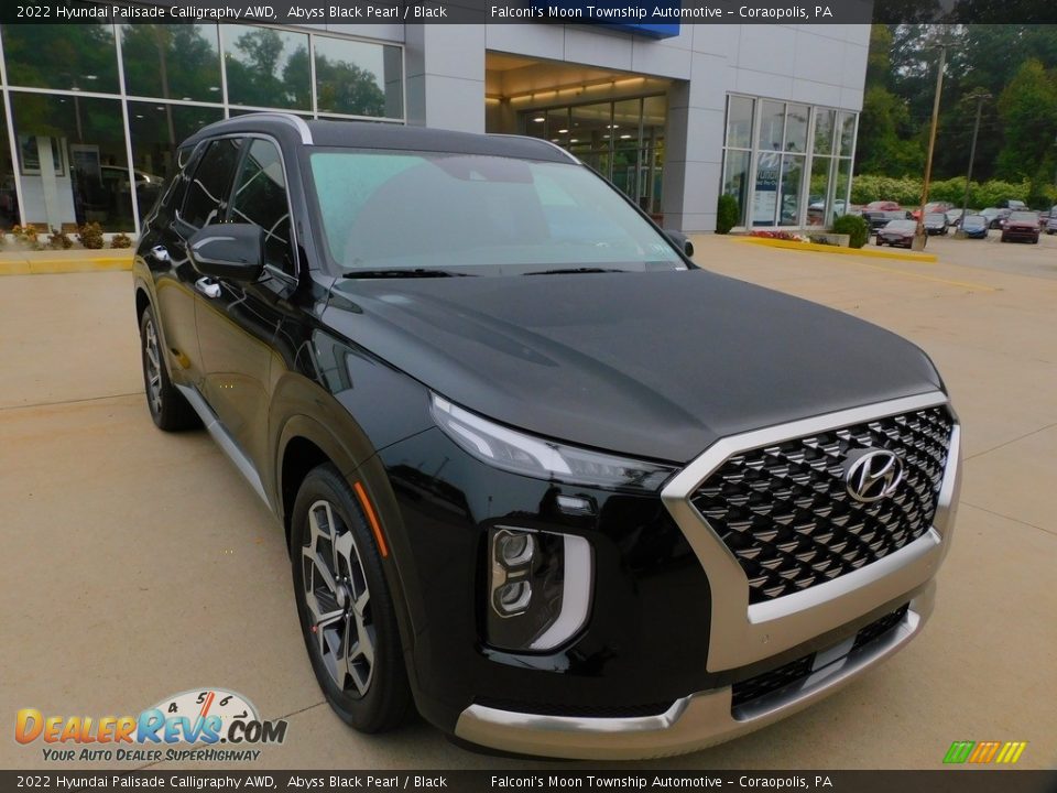 2022 Hyundai Palisade Calligraphy AWD Abyss Black Pearl / Black Photo #9