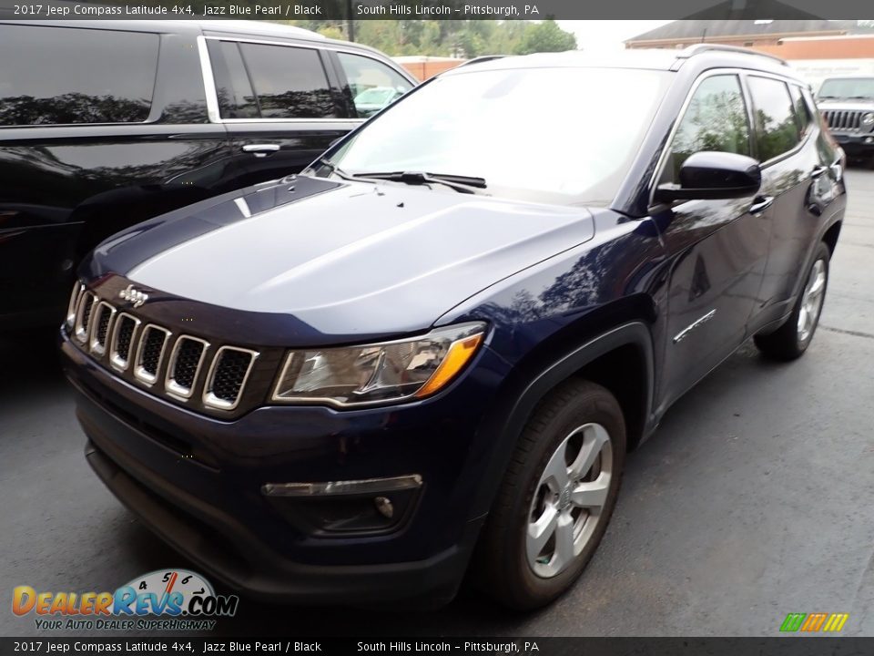 2017 Jeep Compass Latitude 4x4 Jazz Blue Pearl / Black Photo #1