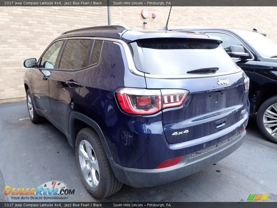 2017 Jeep Compass Latitude 4x4 Jazz Blue Pearl / Black Photo #2