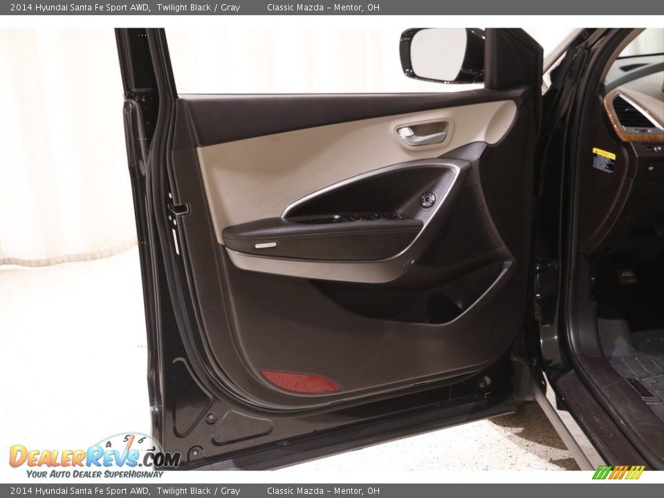 2014 Hyundai Santa Fe Sport AWD Twilight Black / Gray Photo #4