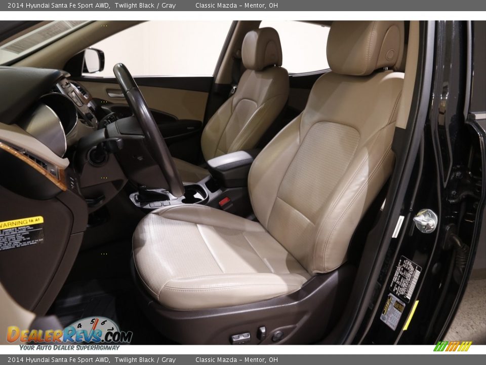 2014 Hyundai Santa Fe Sport AWD Twilight Black / Gray Photo #5