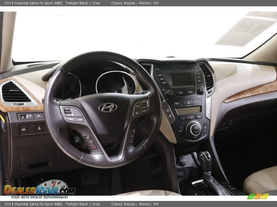 2014 Hyundai Santa Fe Sport AWD Twilight Black / Gray Photo #6