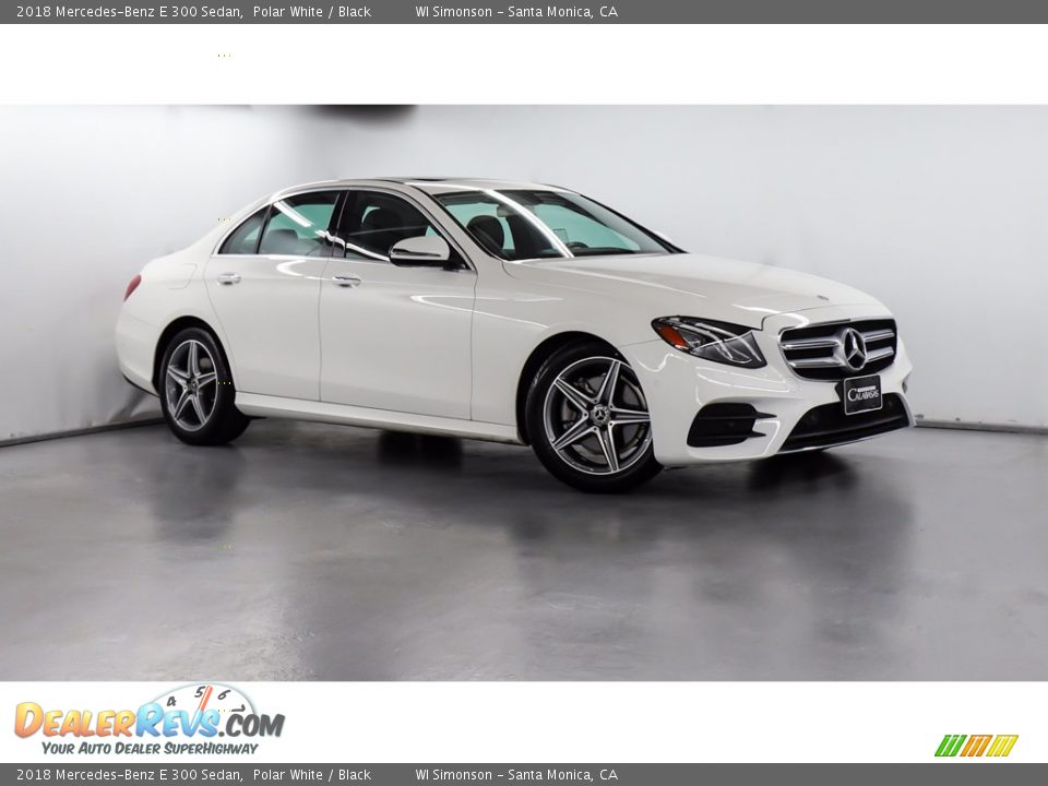 2018 Mercedes-Benz E 300 Sedan Polar White / Black Photo #2