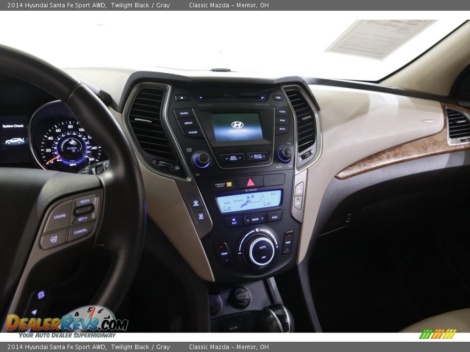 2014 Hyundai Santa Fe Sport AWD Twilight Black / Gray Photo #9