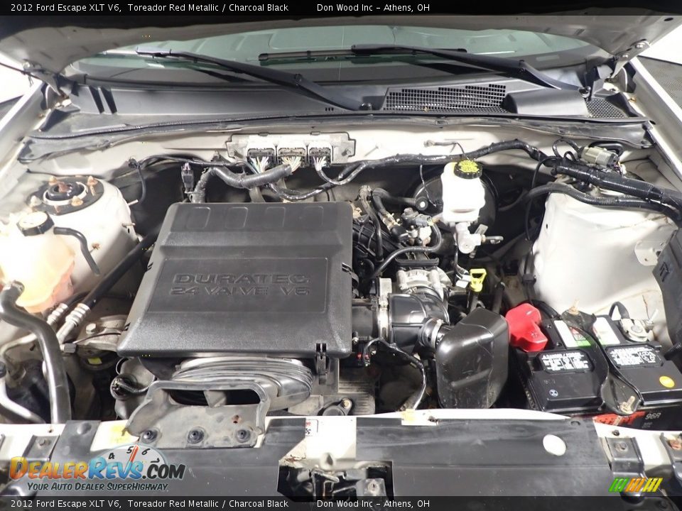 2012 Ford Escape XLT V6 Toreador Red Metallic / Charcoal Black Photo #6