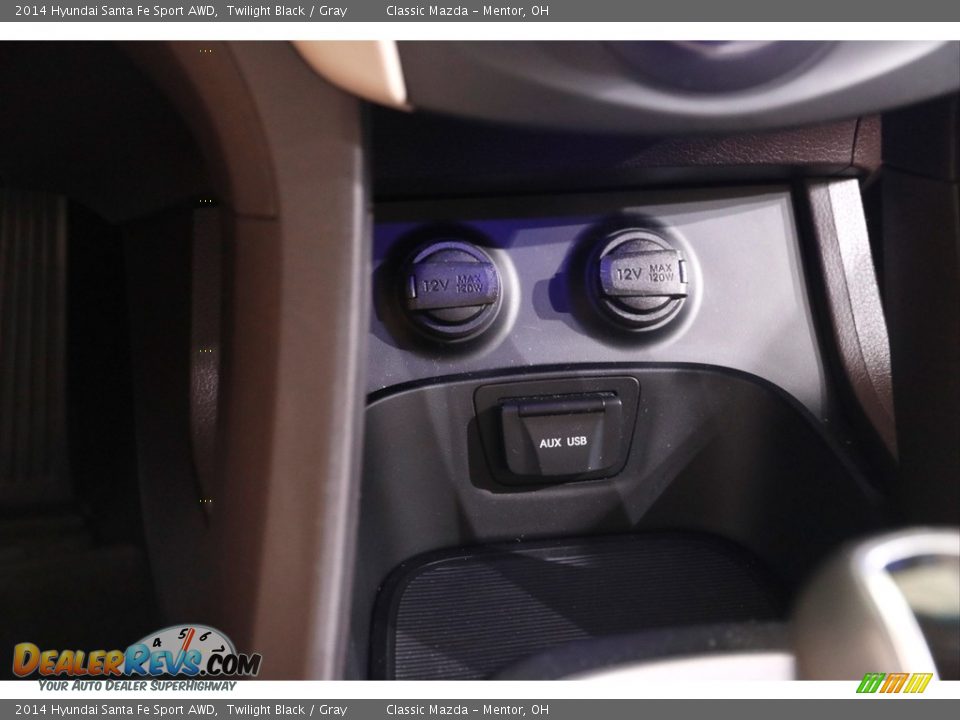 2014 Hyundai Santa Fe Sport AWD Twilight Black / Gray Photo #12