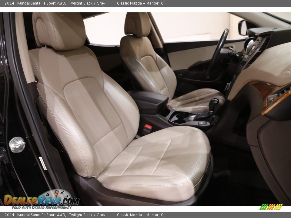 2014 Hyundai Santa Fe Sport AWD Twilight Black / Gray Photo #14