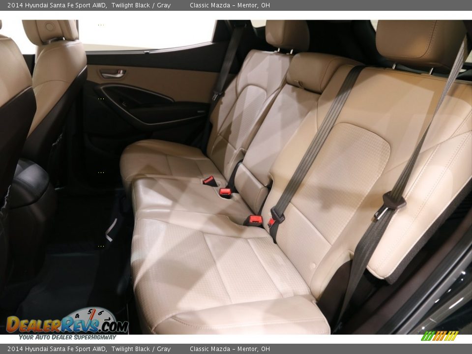 2014 Hyundai Santa Fe Sport AWD Twilight Black / Gray Photo #16