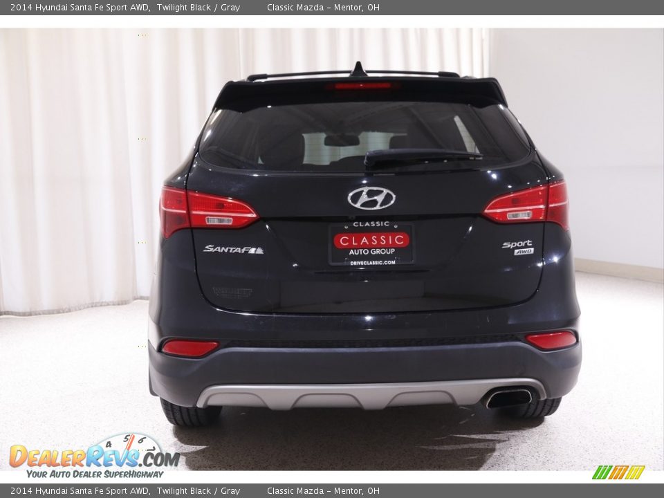 2014 Hyundai Santa Fe Sport AWD Twilight Black / Gray Photo #17