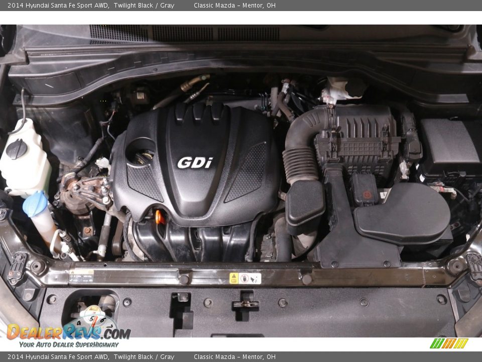 2014 Hyundai Santa Fe Sport AWD Twilight Black / Gray Photo #18