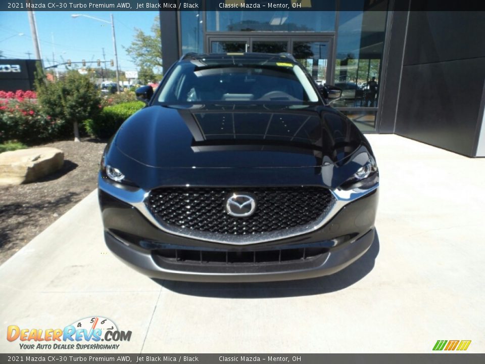 2021 Mazda CX-30 Turbo Premium AWD Jet Black Mica / Black Photo #2