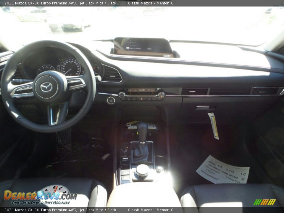 2021 Mazda CX-30 Turbo Premium AWD Jet Black Mica / Black Photo #3