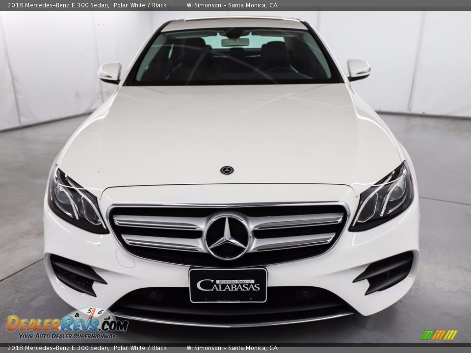 2018 Mercedes-Benz E 300 Sedan Polar White / Black Photo #16