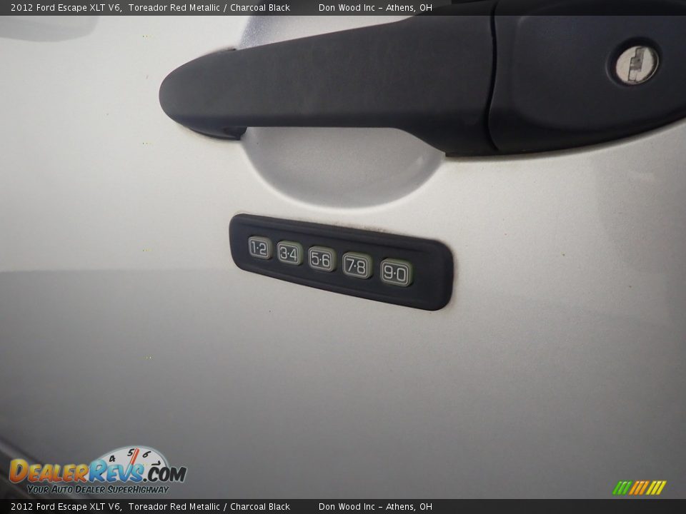 2012 Ford Escape XLT V6 Toreador Red Metallic / Charcoal Black Photo #18