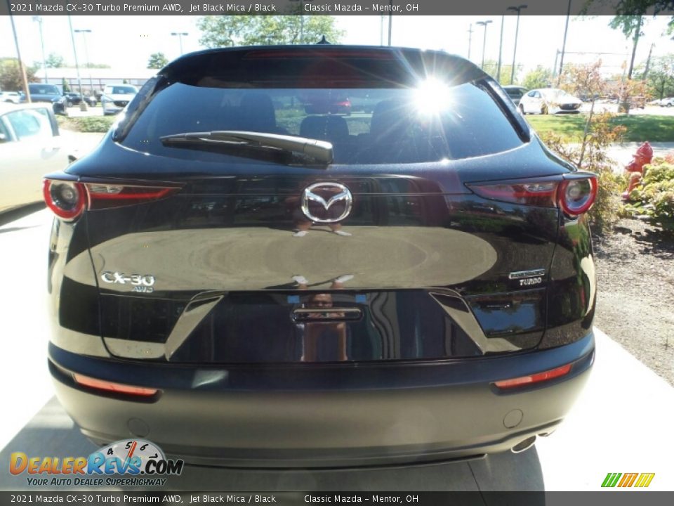 2021 Mazda CX-30 Turbo Premium AWD Jet Black Mica / Black Photo #5