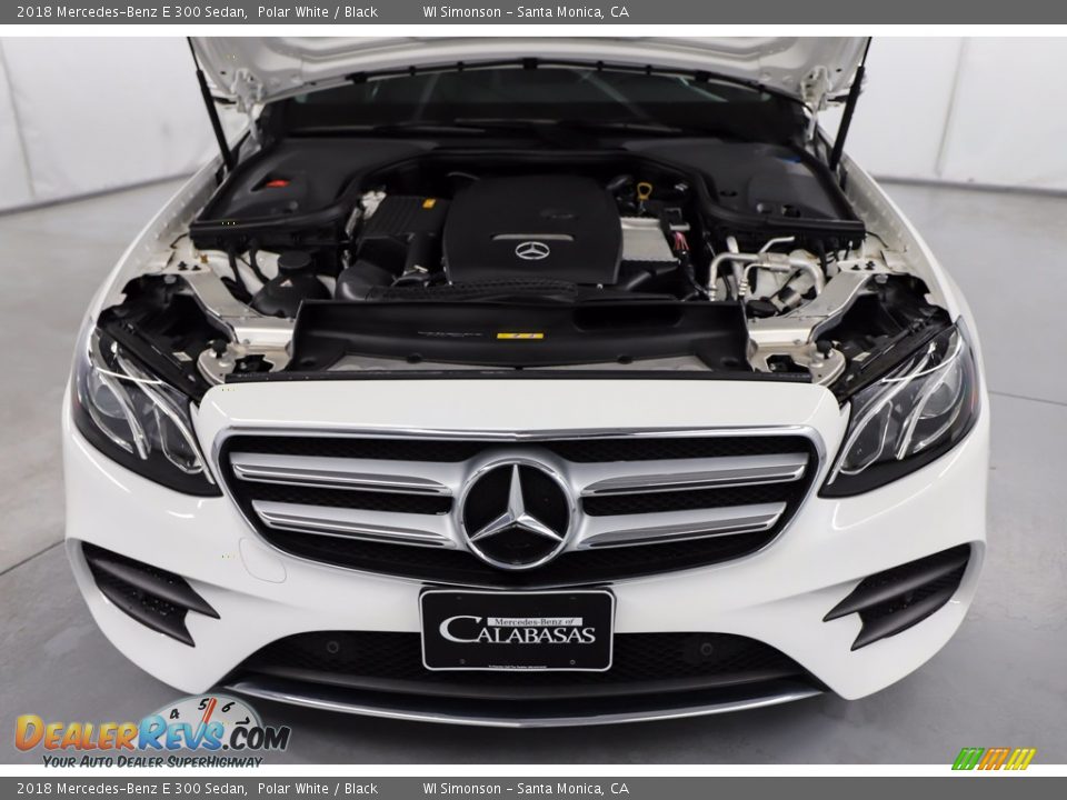 2018 Mercedes-Benz E 300 Sedan Polar White / Black Photo #17