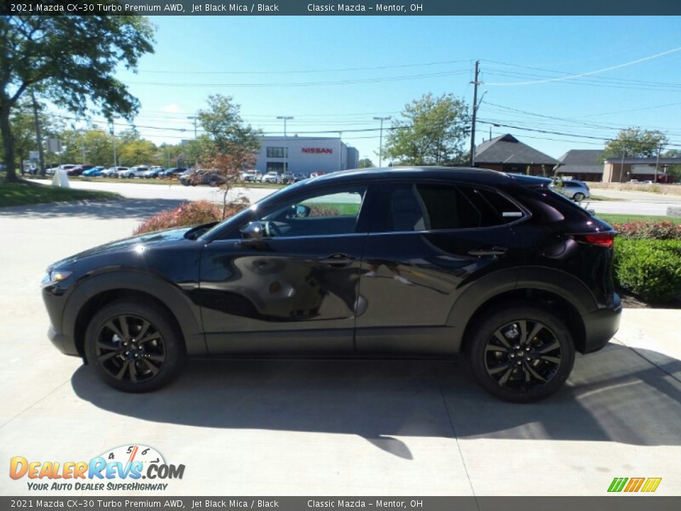2021 Mazda CX-30 Turbo Premium AWD Jet Black Mica / Black Photo #6