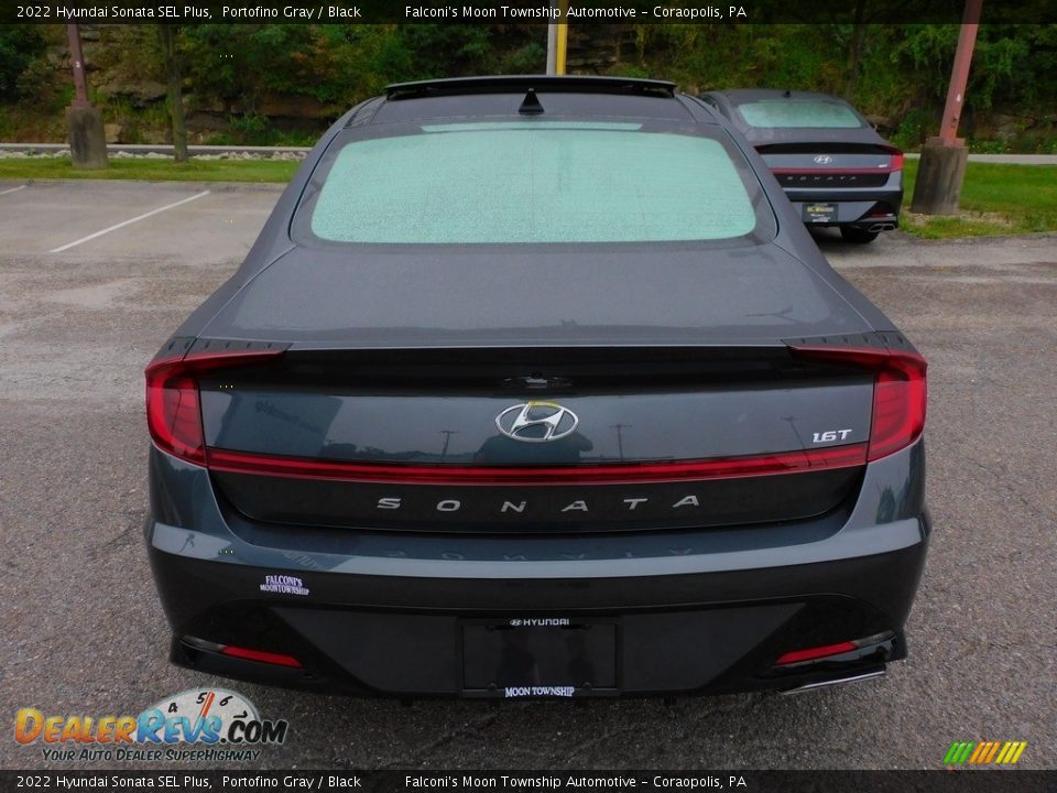 2022 Hyundai Sonata SEL Plus Portofino Gray / Black Photo #3